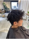スパイキーショート/パーマ