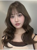 透明感カラー/レイヤーカット/小顔カット/ダブルカラー