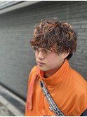 【長尾】ハイライト×オレンジ