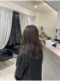 透明感抜群☆オリーブベージュカラー