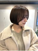 オリーブグレージュ/ミニボブ