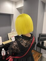 キャパ セントラル 天神 大名店(CAPA central) ハイトーンカラー タッセルボブ 髪質改善 20代