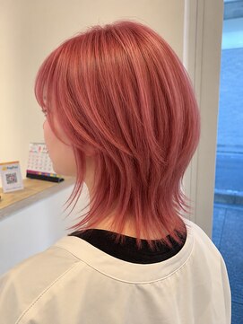アズールサン 草加西口店(azule-sun) トリプルカラー,ペールピンク,ピンク,レイヤーカット【草加】