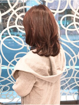 ミッシェル アフロート(michelle afloat) 20代30代40代50代ひし形くびれ小顔立体ピンクブラウンレイヤー