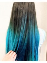 リトルカモジマ バイ ヴィーヴル(little kamojima by BIVRE)&nbsp;turquoise BLUE × グラデーション by shiho