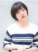流しバング　似合わせショート