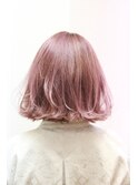【kimi自由が丘】ラベンダーピンク×ケアブリーチカラー