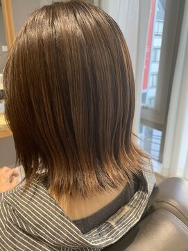 クラッシー(CLASSY) 【大人女性にオススメ】うるつやミディアム髪質改善カラー◎