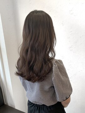 カリン ハッピーヘアライフ 長吉長原店(carin happyhairlife) セミロング×アッシュブラウン