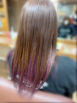 プレッソヘアー Presso hair 産休中は、インナーカラーに