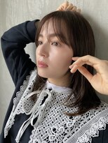 ベル 新宿(Belle)&nbsp;ストレートでもまとまるミディアム＋透明感カラー