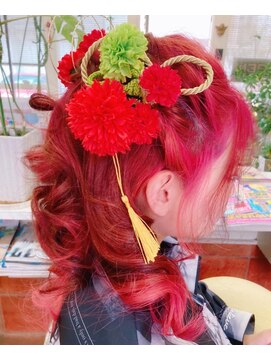 ヘアーアンドメイク フラット ヒルズ(Hair&Make FLAT HILLS) 美彩カラー・ヘアアレンジスタイル