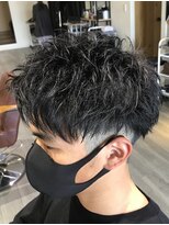 アルファ(ALPHA) ツーブロックベリーショート