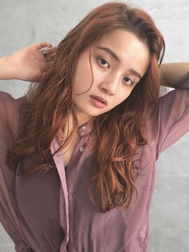 オリンテ バイ レシッド 表参道(orente by rcid) 韓国顔周りレイヤーカット×髪質改善チェリーブラウンテラコッタ