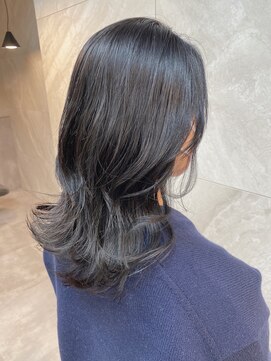 ドゥマン(Demain) ◎ショコラベージュボブルフカールベビーバング小顔カットくびれ