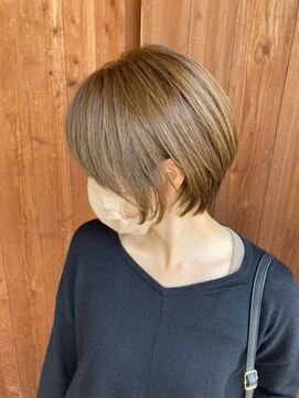 リミックス 飯塚店(Remix) 大人ショート×ベージュカラー◎20代30代40代50代