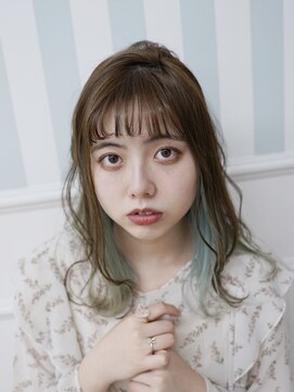 ニューヨークニューヨーク ピオレ姫路店(NYNY) ゆるふわカールとインナーブルーカラー!