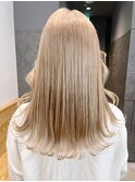 ベージュロング_チェリーブラウンフェミニンロング_ba373601