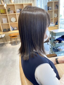 アンベント(unbent) 外ハネボブ/アッシュブラウン