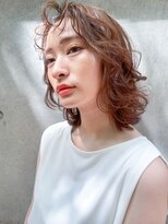 アイティーバイアルバム 北千住店(IT by ALBUM)&nbsp;アッシュベージュ_斜めバンググレージュカラーシルキー_39102