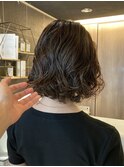 クリープパーマ×大人ショートボブ×ウェーブ 20代30代40代
