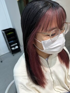 スクリバイタヒエ(SUKURI by tahie) #フェイスフレーミング　#ピンクカラー