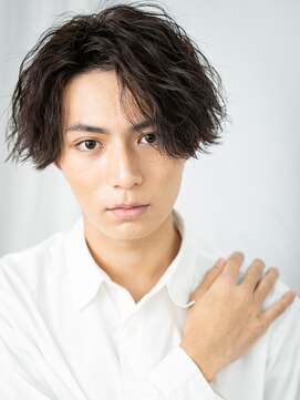 モッズヘアメン 名護大東店(mod's hair men) くせ毛風ツイスパソバージュでセクシーミディアムｆ名護大東