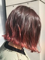 ユニ 江坂(Uni.)&nbsp;髪質改善カラー　裾カラー　グラデーションカラー　ピンク