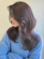 スターズ 川越店(STARS)&nbsp;顔周りカット 顔周りレイヤー グレージュ 透明感カラー ツヤ髪