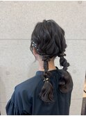 ツインヘアアレンジ