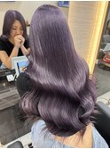 色落ちまで綺麗な艶感ラベンダー