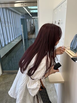 ガーランドウメダ(Garland umeda) 【ブリーチなし】ボルドーレッド♪ Sayaka