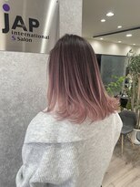 ジャップ(Jap)&nbsp;2回目バレイヤージュ/ピンクベージュ