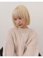 オルセン(OLSEN) ボブ ハイトーンボブ ブロンド ブロンドボブ