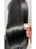 美髪_髪質改善カラー_ブルーブラック