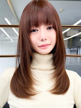 ソア 渋谷(soar) 大人レイヤー ワンカール 艶髪 シースルーバング 20代30代40代