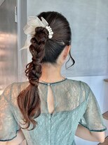 【ローポニーテール】結婚式/二次会/銀座/有楽町/アレンジ