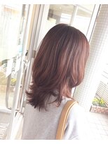 マリーインターナショナル 浦添店(MARIE INTERNATIONAL)&nbsp;ロングピンクブラウン艶髪レイヤー