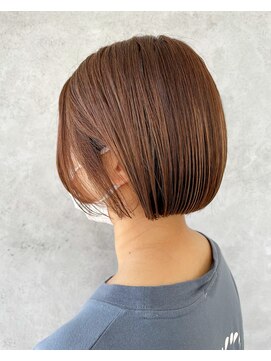 ニューカマー バイ ヘッドライト シブヤ(NEW COMER by HEADLIGHT shibuya) 透明感カラー×ショートボブ