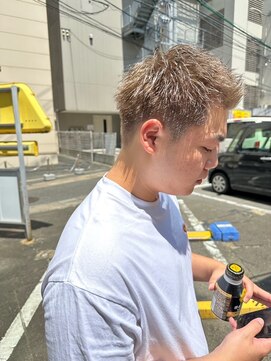 フラッグヘアー 博多駅前店(Flag HAIR) ブリーチ　メンズ　メンズカット　ヘッドスパ　眉毛