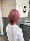 黒髪カタロググレーベージュレイヤーロングアッシュカラー