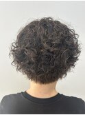 ４０代50代癖毛風ショートパーマ[藤沢]