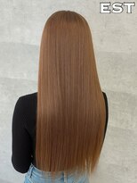エスト 大阪梅田(EST) レミー100%/53cm☆シールエクステ60枚+ブリーチカラー
