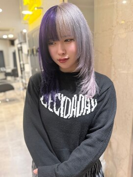 シピレアノバイブレス(shipi. le'ano by brace) ハーフカラー/デザインカラー/ブリーチ/ハイトーン/レイヤー