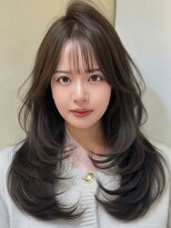 ロンドガーネット 池袋(Lond garnet)&nbsp;暗めカラー/韓国風巻き/レイヤーカット/髪質改善/縮毛矯正/池袋