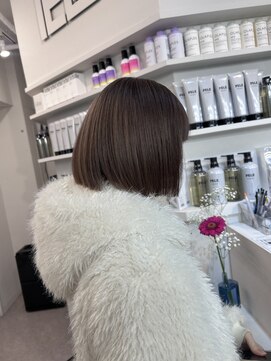 ペレ 渋谷(PELE) 着物ヘア/大人ガーリー/ダークアッシュ/似合わせカット/渋谷