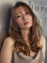 シュルール 所沢プロぺ通り店(chorule)&nbsp;ロングレイヤー×シナモンベージュ