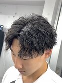 縦落ちツイストスパイラルセンターパート
