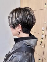 モリオ フロム ロンドン 成増店&nbsp;【morio成増 セリザワ】ハンサムショート 毛先ハイライトカラー