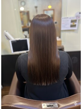 美容室 ブラウン(Brown) 髪質改善カラーでトーンダウン透明感ブラウン